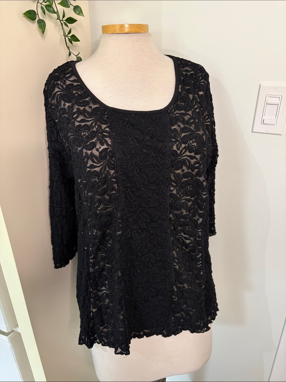 Dressbarn lace top 2X